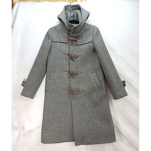EnC Womens Sm Hooded Wool Coat Midi Made in‎ Korea